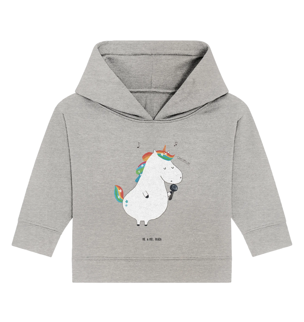 Organiczna bluza z kapturem dla niemowląt jednorożec Śpiewak Baby Hoodie, Baby Kapuzensweatshirt, Baby Pullover, Baby Kapuzenshirt, Einhörner, Einhorn Deko, Unicorn, Einhorn, Geburtstag, Konfetti, Glitzer, Freundin, Party, Disco, Fest, Sängerin, Sänger, Feier