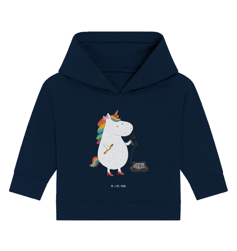 Organiczna bluza z kapturem dla niemowląt Jednorożec sekretarka Baby Kapuzensweatshirt, Baby Pullover, Baby Kapuzenshirt, Baby Hoodie, Unicorn, Einhörner, Einhorn, Einhorn Deko, Bürokraft, Rechtsanwältin, Rechtsanwaltsgehilfin, Steuerkanzlei, Steuerbüro, Sekretärin, Büro, Bürohilfe