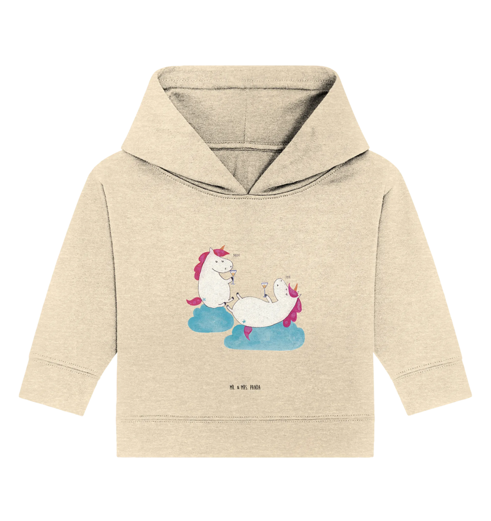 Organiczna bluza z kapturem dla niemowląt jednorożec szampan Baby Pullover, Baby Hoodie, Baby Kapuzenshirt, Baby Kapuzensweatshirt, Einhörner, Einhorn Deko, Unicorn, Einhorn, Anstoßen, Spaß, Freundin, BFF, Party, Beste, Sekt, Mädelsabend, Korken, Freundinnen