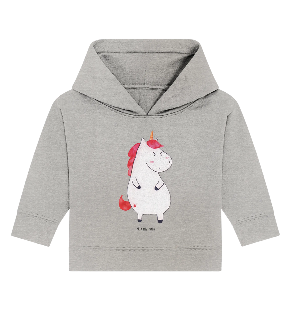Organiczna bluza z kapturem dla niemowląt Jednorożec gniew Baby Kapuzenshirt, Baby Kapuzensweatshirt, Baby Pullover, Baby Hoodie, Einhorn Deko, Einhörner, Unicorn, Einhorn, Arbeit, Spaß, Realität, Lustlos, Nein, Lustig, Ansage, Büro, wütend, Dumme Fragen, Geschenk
