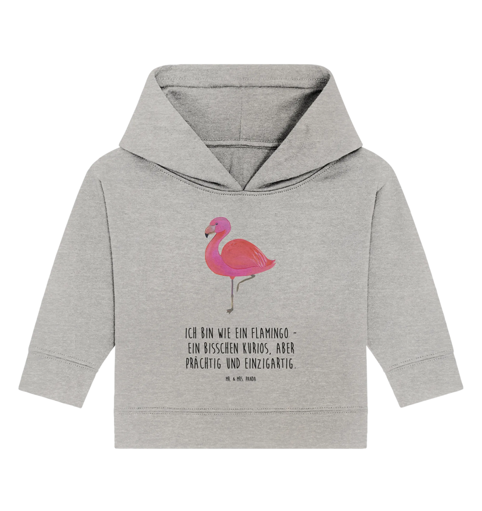 Organiczna bluza z kapturem dla niemowląt Flamingo Klasyczny Baby Pullover, Baby Hoodie, Baby Kapuzensweatshirt, Baby Kapuzenshirt, Flamingo, Tochter, Außenseiter, Einzigartig, Spruch, Sohn, Ich, Geschwister, Freundin, Selbstliebe, Stolz, für Mich, Freundinnen