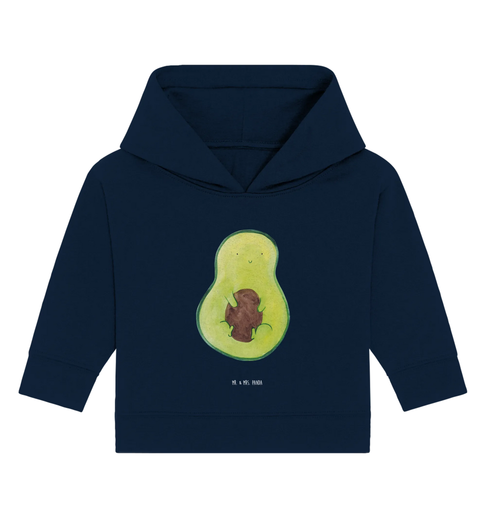 Organiczna bluza z kapturem dla niemowląt Awokado pestka Baby Kapuzenshirt, Baby Pullover, Baby Kapuzensweatshirt, Baby Hoodie, Vegan, Veggie, Avocado, Gesund, Avokado, Kern, Pflanze, Spruch Leben, Avocadokern