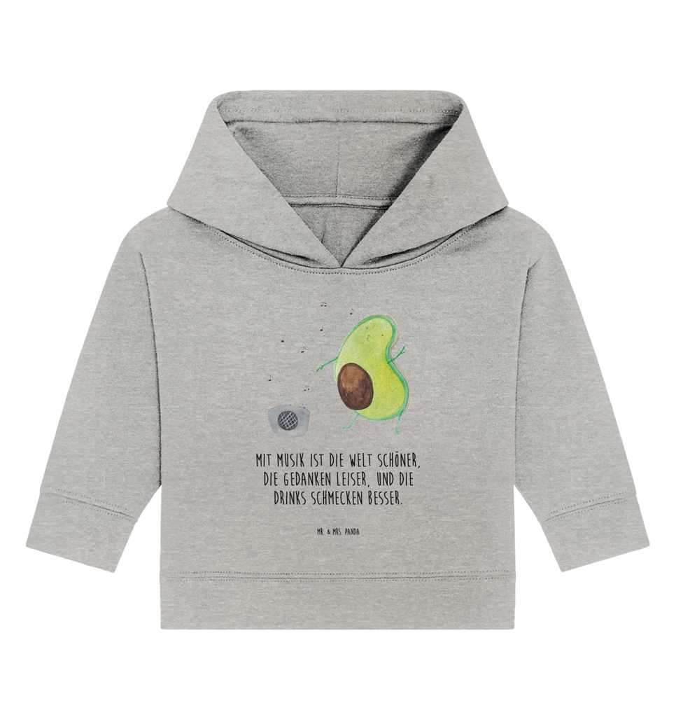 Organiczna bluza z kapturem dla niemowląt Awokado tańczyć Baby Pullover, Baby Kapuzensweatshirt, Baby Hoodie, Baby Kapuzenshirt, Vegan, Veggie, Avocado, Gesund