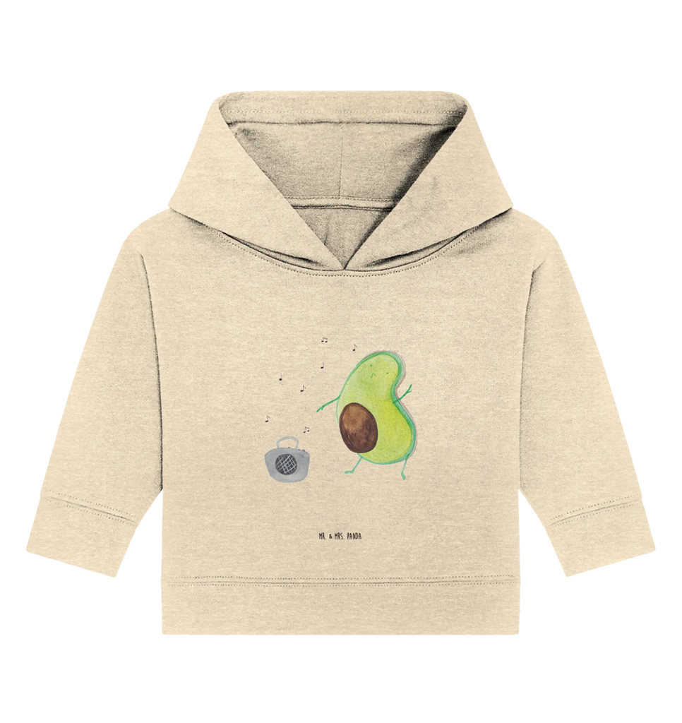 Organiczna bluza z kapturem dla niemowląt Awokado tańczyć Baby Pullover, Baby Kapuzensweatshirt, Baby Hoodie, Baby Kapuzenshirt, Vegan, Veggie, Avocado, Gesund