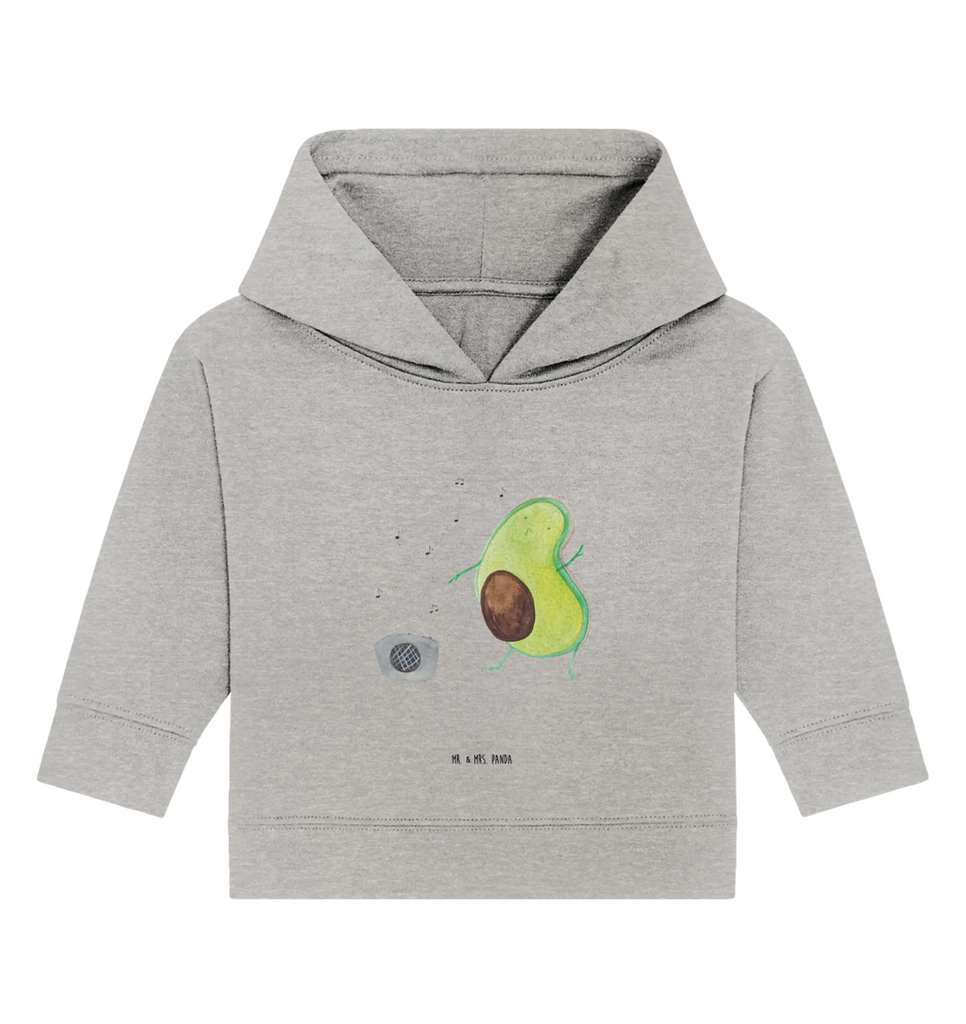 Organiczna bluza z kapturem dla niemowląt Awokado tańczyć Baby Pullover, Baby Kapuzensweatshirt, Baby Hoodie, Baby Kapuzenshirt, Vegan, Veggie, Avocado, Gesund