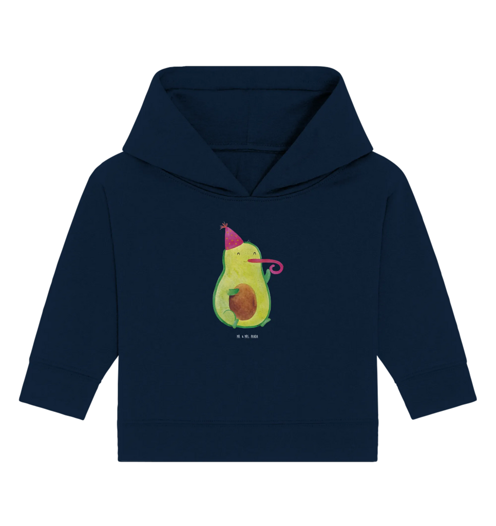 Organiczna bluza z kapturem dla niemowląt Awokado impreza Baby Kapuzenshirt, Baby Kapuzensweatshirt, Baby Hoodie, Baby Pullover, Vegan, Veggie, Avocado, Gesund, Feier, Party, Gute Laune, Feierlichkeit, Geburtstag, Tröte, Fete