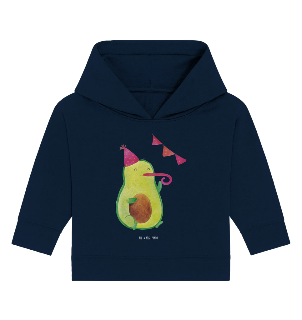 Organiczna bluza z kapturem dla niemowląt Awokado Czas na imprezę Baby Kapuzenshirt, Baby Pullover, Baby Kapuzensweatshirt, Baby Hoodie, Vegan, Veggie, Avocado, Gesund