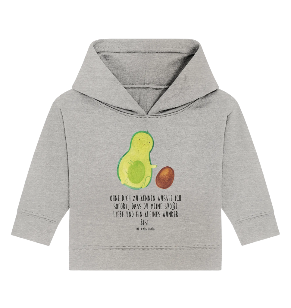 Organiczna bluza z kapturem dla niemowląt Awokado pestka toczy się Baby Pullover, Baby Hoodie, Baby Kapuzensweatshirt, Baby Kapuzenshirt, Vegan, Veggie, Avocado, Gesund, Babyparty, Liebe, Geburtstag, Love, Schwanger, Große Liebe, Schwangerschaft, Erstes Kind, Geburt, Avocados, Säugling, Zur Geburt, Baby, Kind