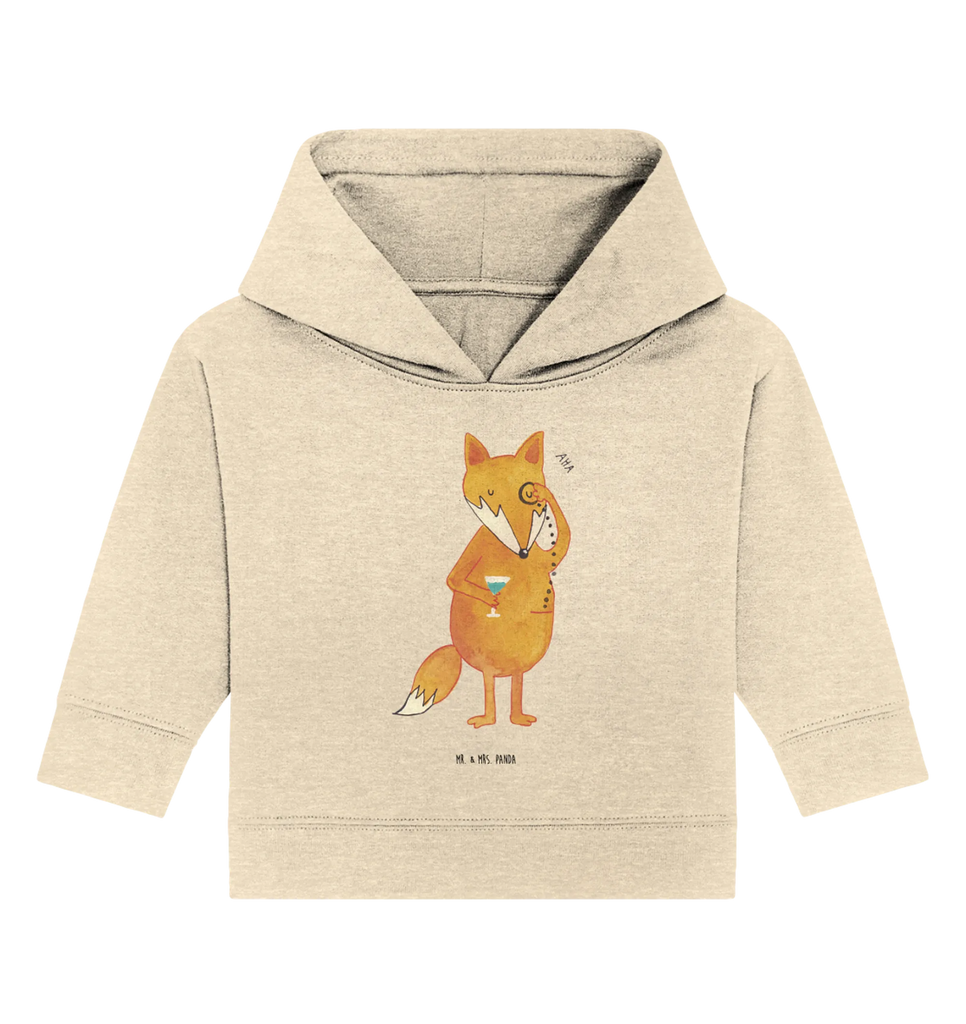Organiczna bluza z kapturem dla niemowląt lis Pan Baby Pullover, Baby Hoodie, Baby Kapuzensweatshirt, Baby Kapuzenshirt, Fuchs, Tröstende Worte, Problemlösung, Motivation Spruch, Spruch Lustig, Füchse, Liebeskummer Geschenk
