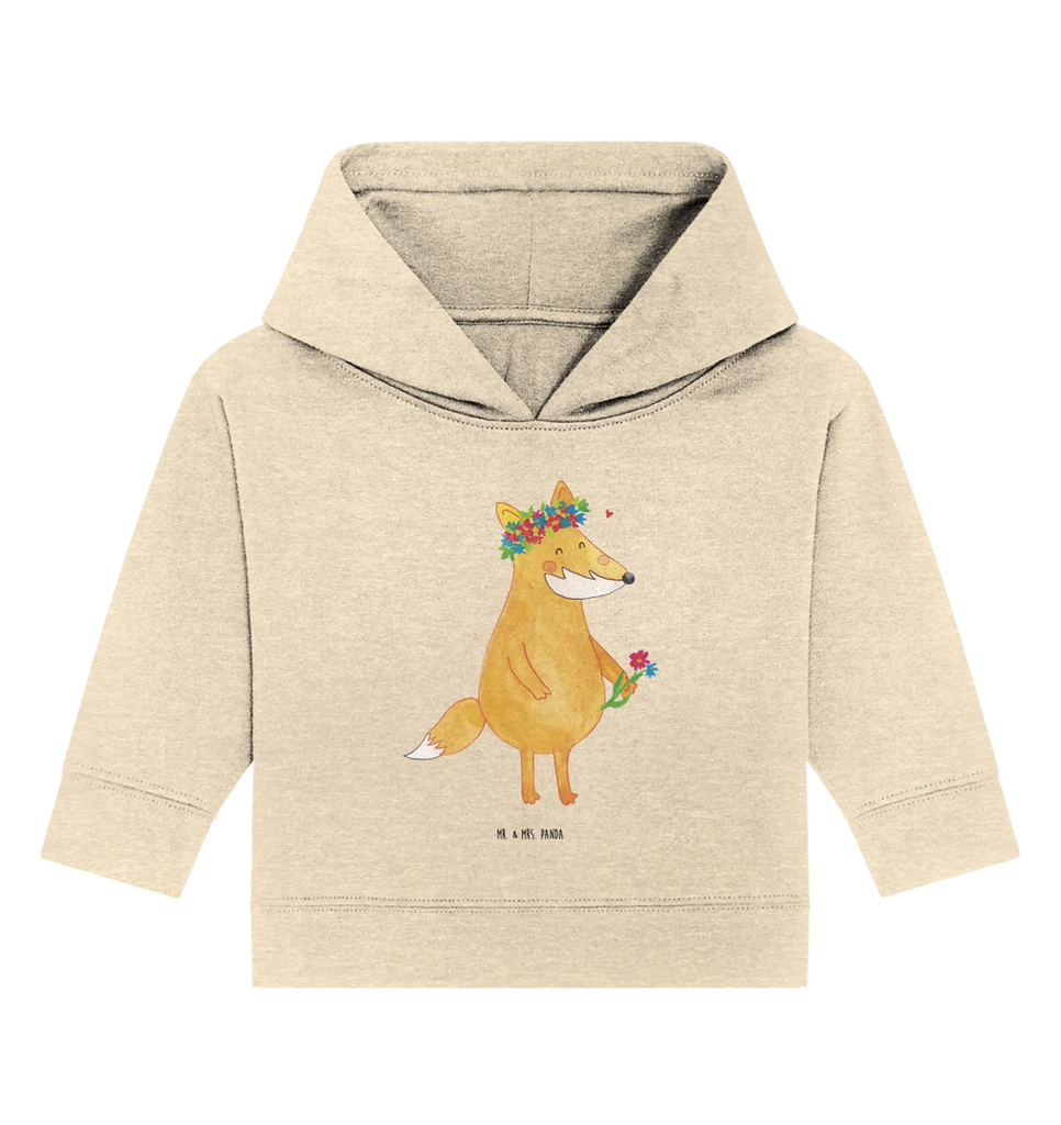 Organiczna bluza z kapturem dla niemowląt lis Kwiaty Baby Kapuzenshirt, Baby Hoodie, Baby Pullover, Baby Kapuzensweatshirt, Fuchs, Selbstliebe, Motivation, Ich, Blume, Füchse, Blumen, Blumenmädchen, Liebesbeweis, Fuchsmädchen, Fox, Freude, Mich, Liebe, Freundinnen, Freundin