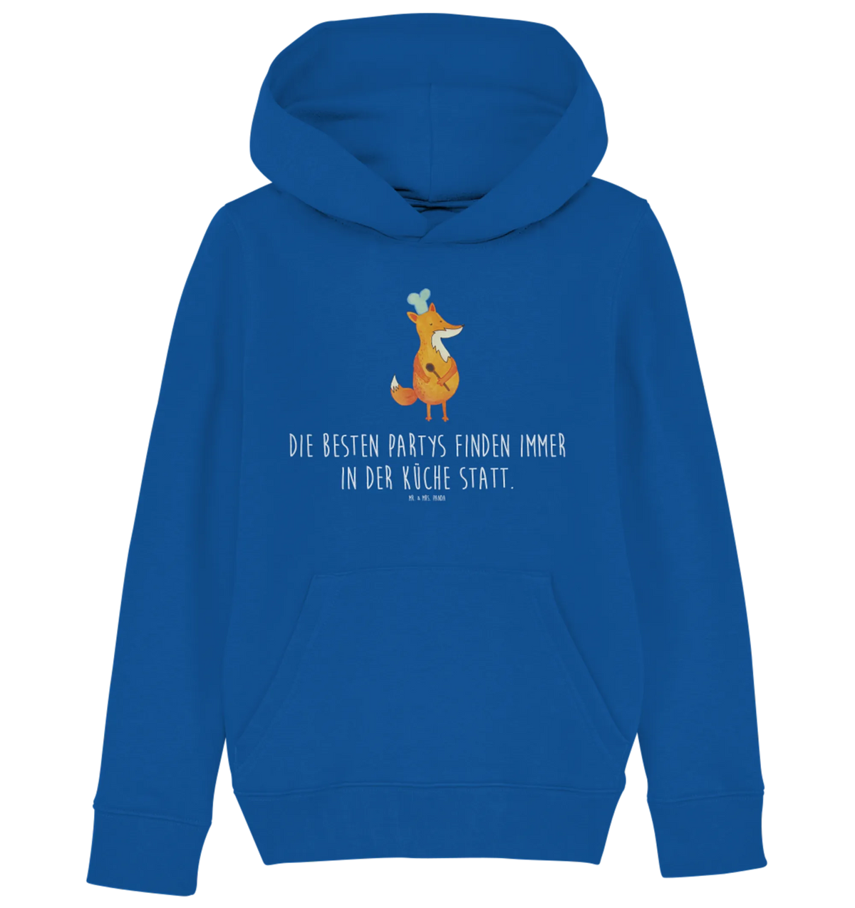 Organiczna bluza z kapturem dla dzieci lis kucharz Lis