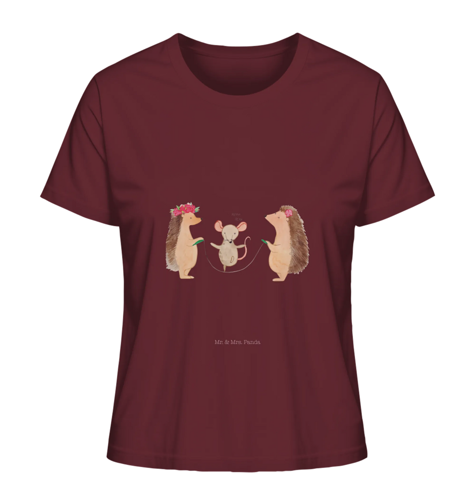 Koszula damska jeż Skakanie na skakance Motywy zwierzęce, dobra energia, zabawne powiedzonka, zwierzęta