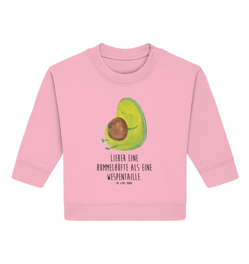 Organiczny sweter dla niemowląt Awokado gwizda Baby Sweatshirt, Baby Bullover, Gesund, Vegan, Veggie, Avocado, dick sein, Abnehmen, Diät, Ernährung