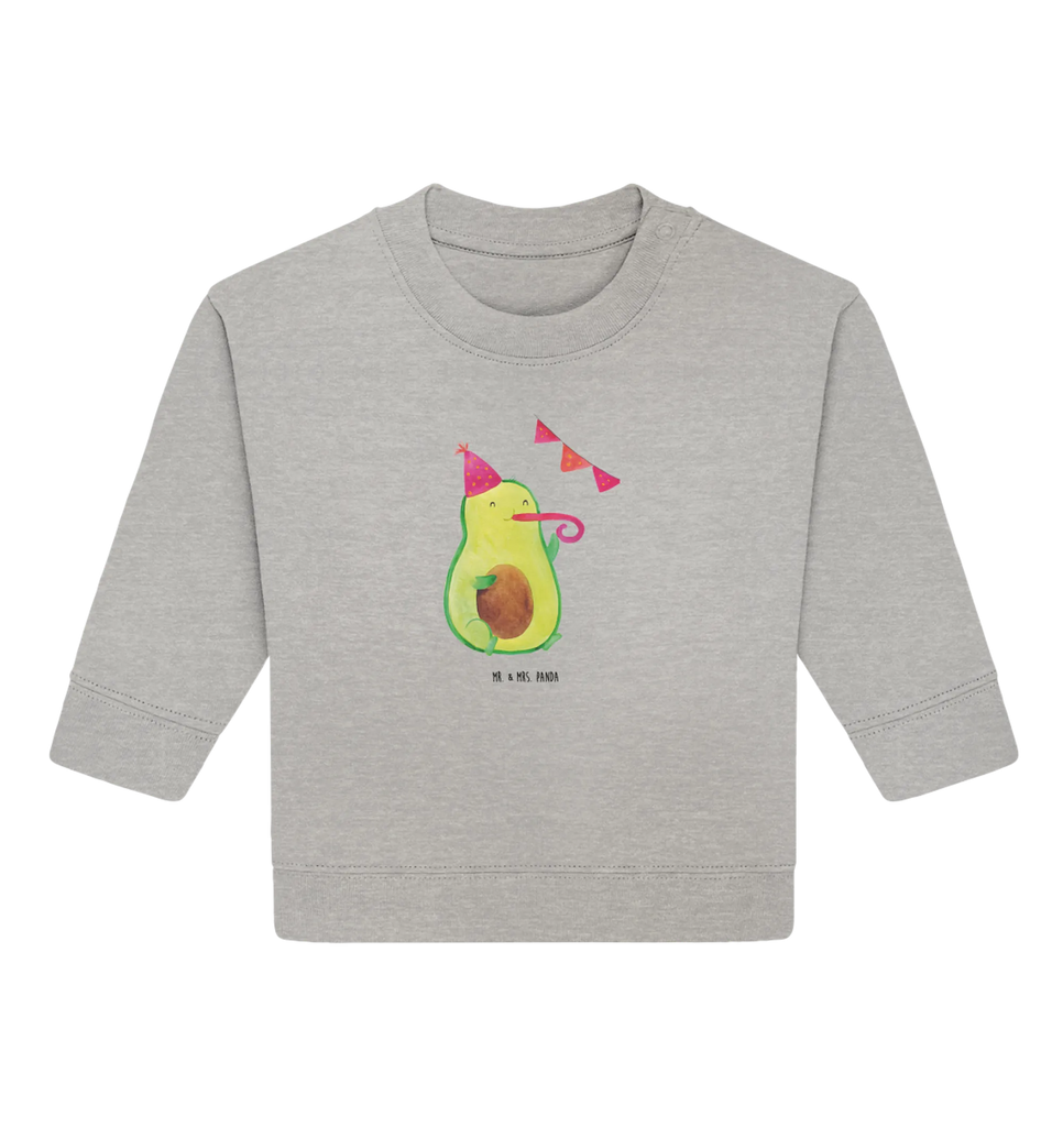 Organic Baby Pullover avocado party Baby Sweatshirt, Baby Bullover, Gesund, Vegan, Veggie, Avocado, Party, Geburtstag, Firmenfeier, Prüfung, Abi, Jahrestag, Abschluss, Happy Birthday, Lieblingstag, Geburtstagsfeier, Klassenfeier, Feierei, Abifeier, Jubiläum, Schulabschluss, Bestanden, Feier, Avocados