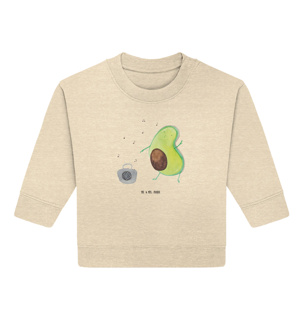 Organiczny sweter dla niemowląt Awokado tańczyć Baby Sweatshirt, Baby Bullover, Gesund, Vegan, Veggie, Avocado
