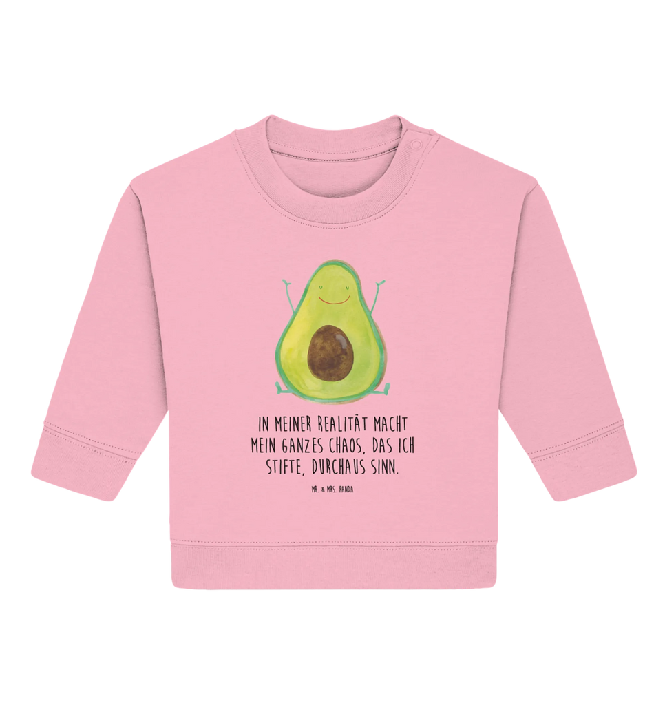 Organic Baby Pullover avocado Happy Baby Sweatshirt, Baby Bullover, Gesund, Vegan, Veggie, Avocado, Chaos