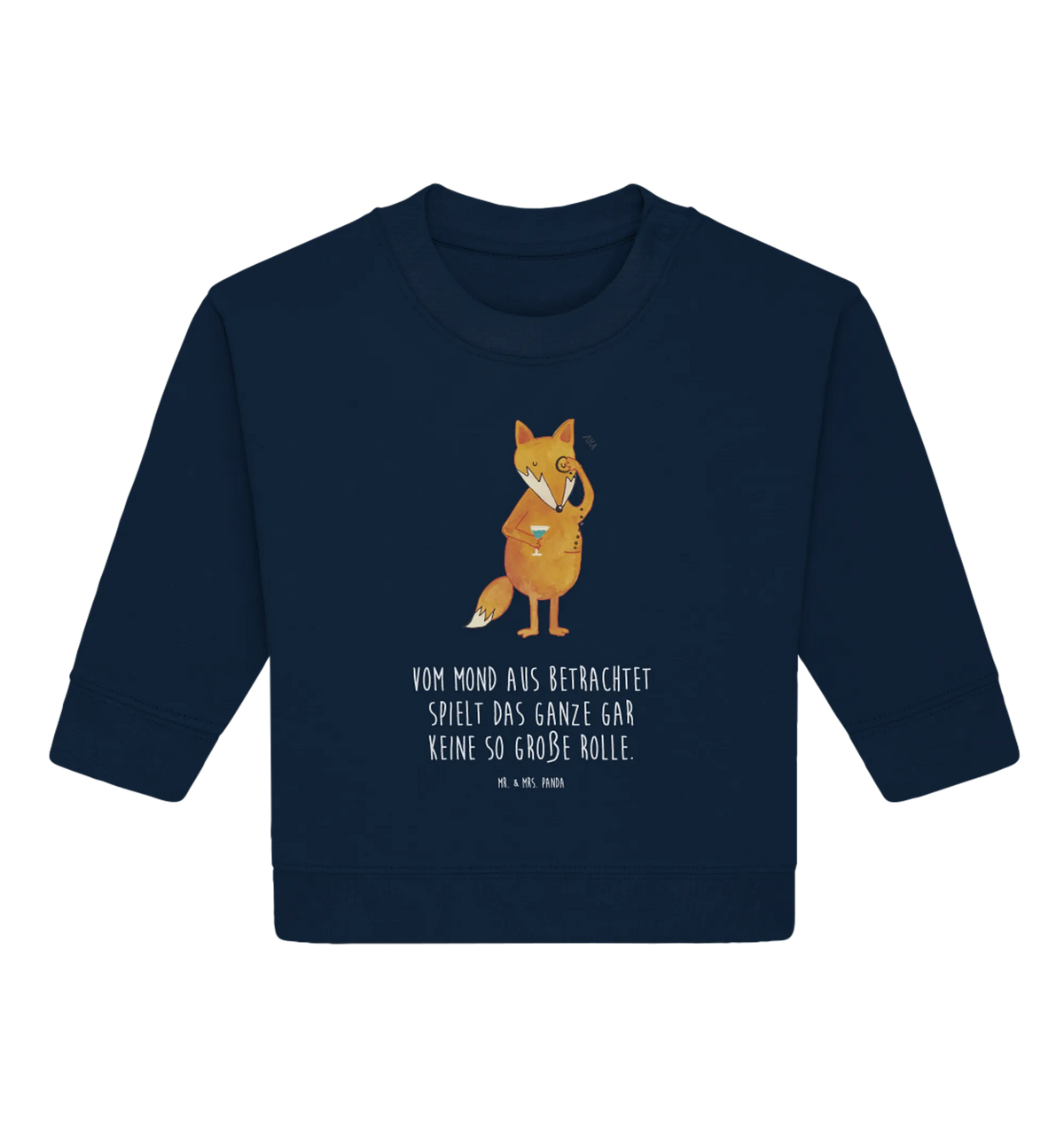 Organic Baby Pullover Fuchs Lord Baby Bullover, Fuchs, Füchse, Tröstende Worte, Spruch Lustig, Motivation Spruch, Problemlösung, Liebeskummer Geschenk