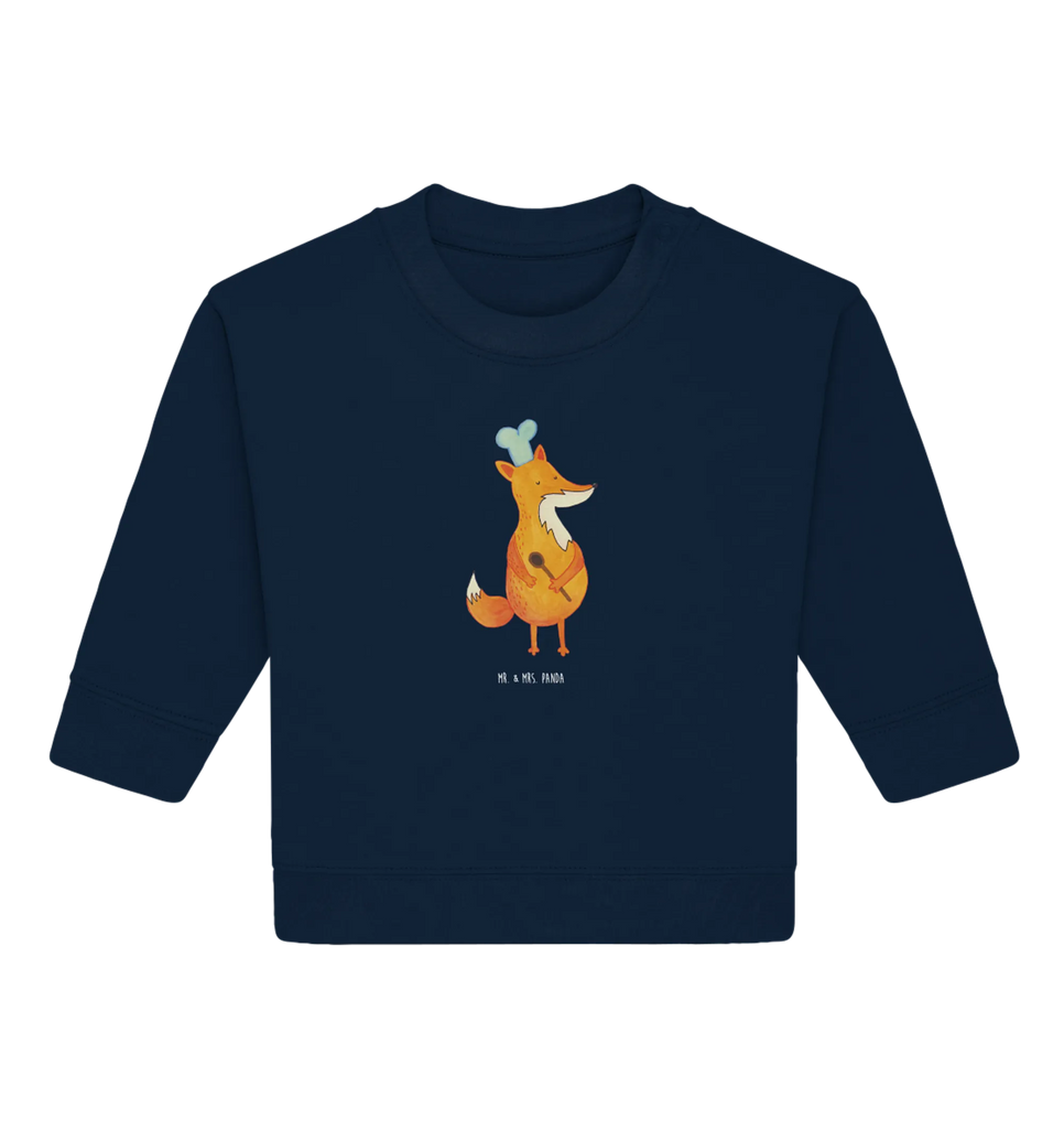 Organiczny sweter dla niemowląt lis kucharz Baby Sweatshirt, Baby Bullover, Fuchs, Küche Spruch, Spruch Lustig, Party Spruch, Witzig, Koch Geschenk, Bäcker, Füchse, Küche Deko, Köche