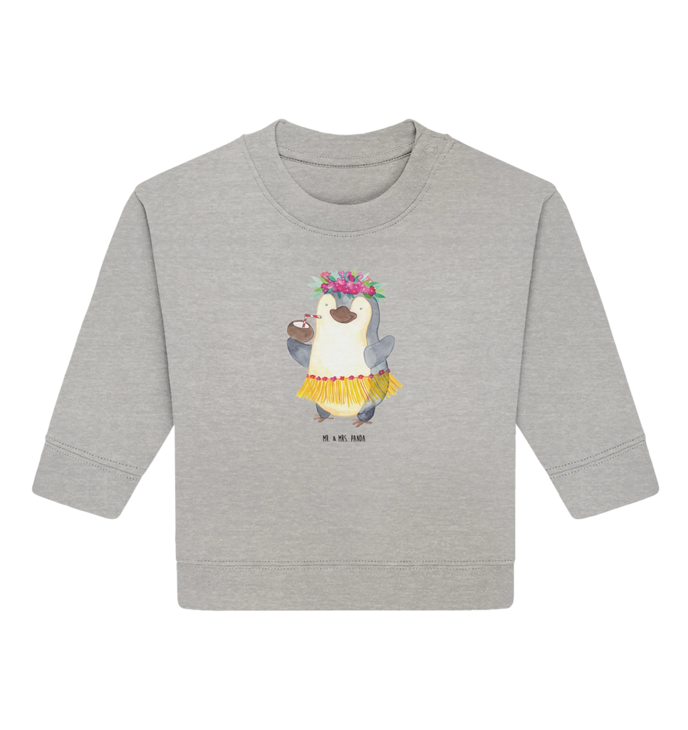 Organiczny sweter dla niemowląt Pingwin z Kokosem Baby Bullover, Baby Sweatshirt, Pinguin, Pinguine, Aloha, Hawaii, Urlaub, Kokosnuss