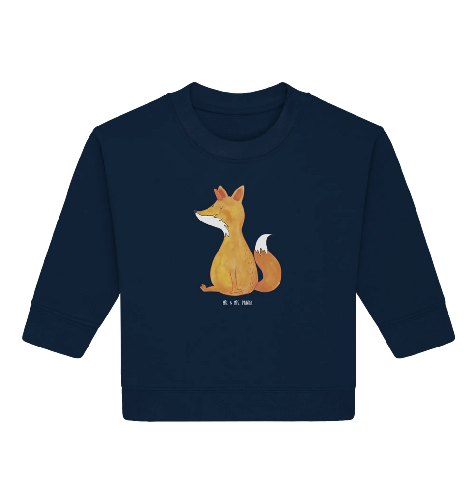 Organic Baby Pullover unicorn Wish Baby Sweatshirt, Baby Bullover, Einhorn Deko, Einhörner, Einhorn, Unicorn, Fuchshörnchen, Füchse, Fuchs, Foxycorn, Unicorns, Fuchshorn