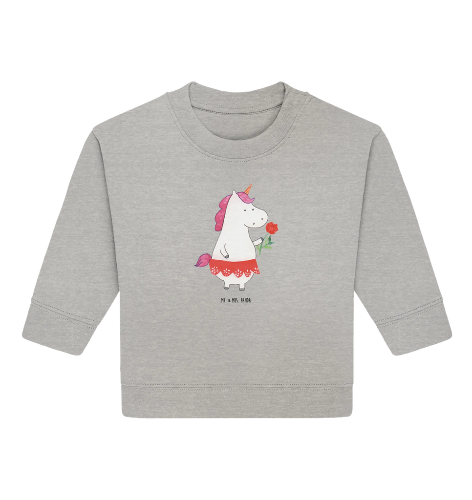 Organic Baby Pullover unicorn lady Baby Sweatshirt, Baby Bullover, Einhörner, Einhorn Deko, Einhorn, Unicorn, Feine Dame, Frau, Schluss machen, Abfuhr, Lady, Bachelor, Freundin, Bachelorette, Trennung, Dame