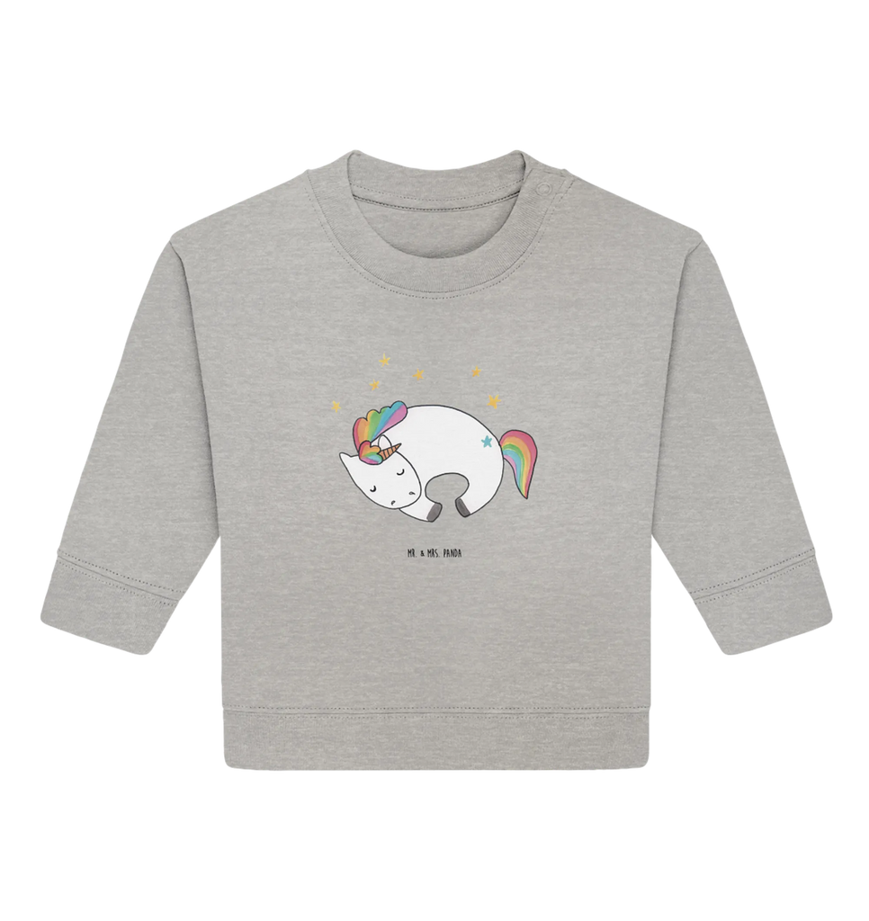 Organiczny sweter dla niemowląt Jednorożec noc Baby Bullover, Baby Sweatshirt, Einhorn Deko, Einhörner, Einhorn, Unicorn, Ruhe, Freundin, Traum, Geschenk, Träume, Menschen, Realität