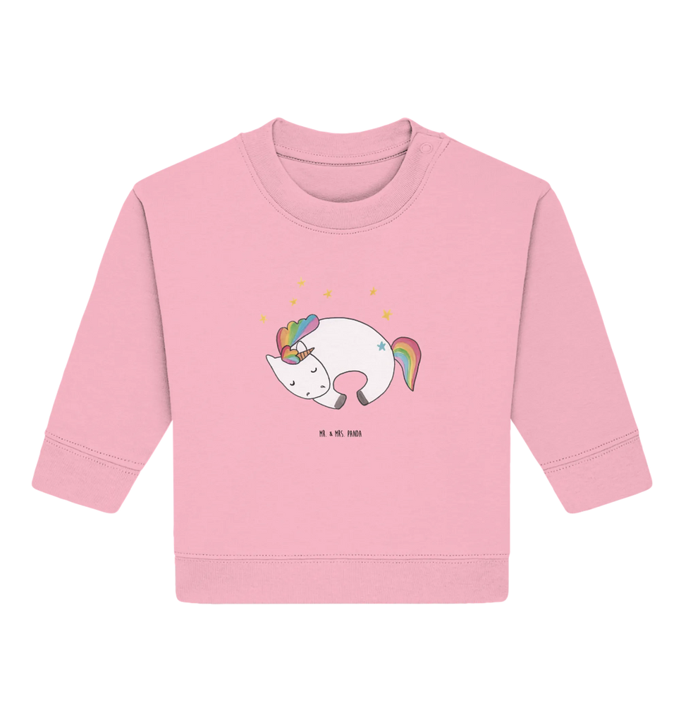 Organiczny sweter dla niemowląt Jednorożec noc Baby Bullover, Baby Sweatshirt, Einhorn Deko, Einhörner, Einhorn, Unicorn, Ruhe, Freundin, Traum, Geschenk, Träume, Menschen, Realität