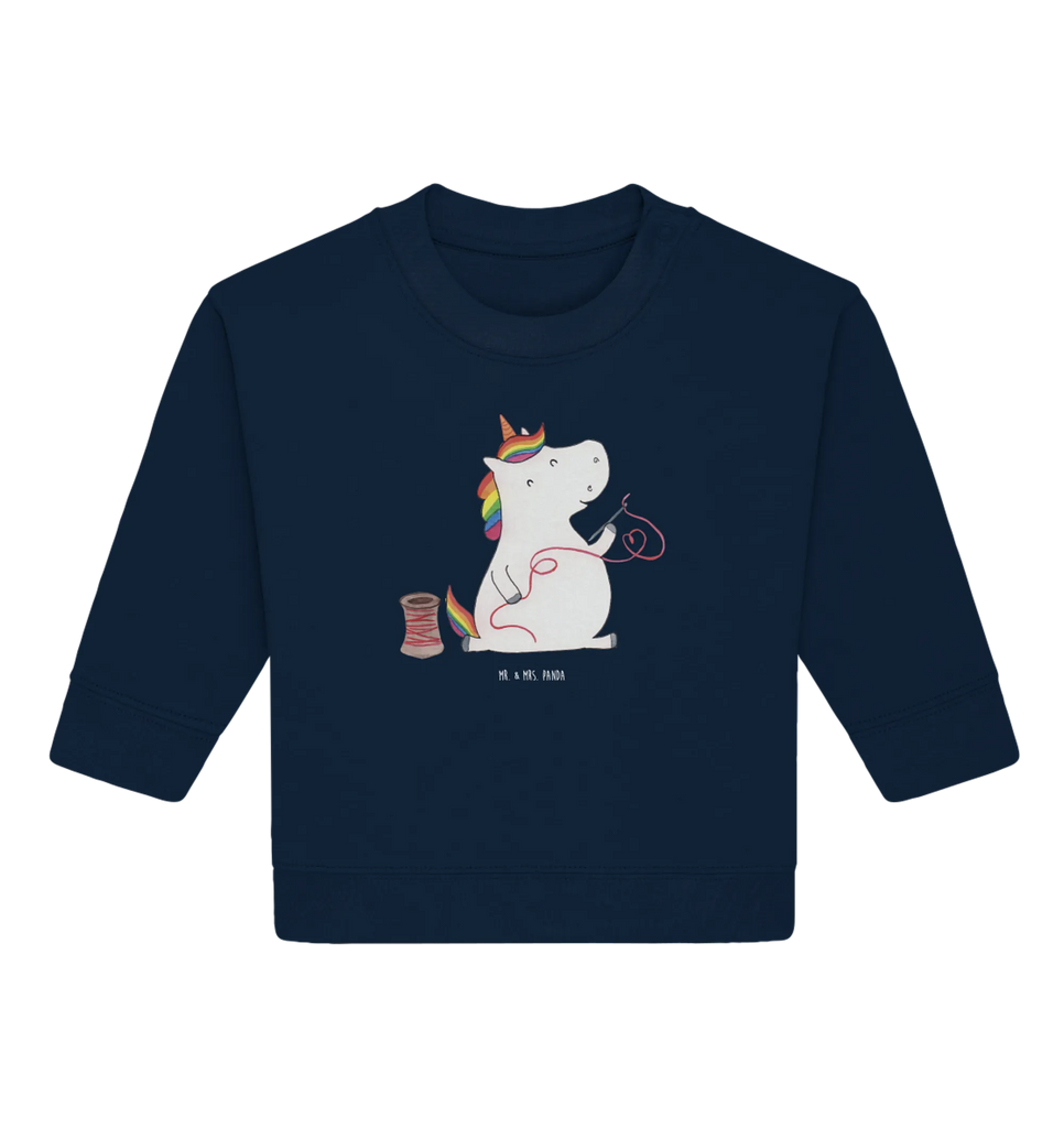 Organiczny sweter dla niemowląt Jednorożec krawcowa Baby Bullover, Baby Sweatshirt, Einhorn Deko, Einhörner, Einhorn, Unicorn, Nähen, Mädchen, Basteln, Stricken, Näherin, Häkeln, Freundin, Nähzimmer