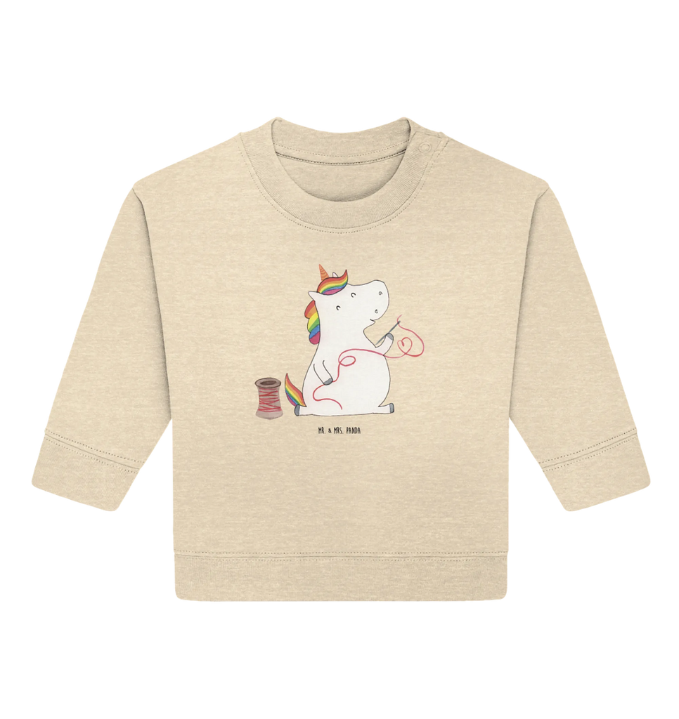 Organiczny sweter dla niemowląt Jednorożec krawcowa Baby Bullover, Baby Sweatshirt, Einhorn Deko, Einhörner, Einhorn, Unicorn, Nähen, Mädchen, Basteln, Stricken, Näherin, Häkeln, Freundin, Nähzimmer