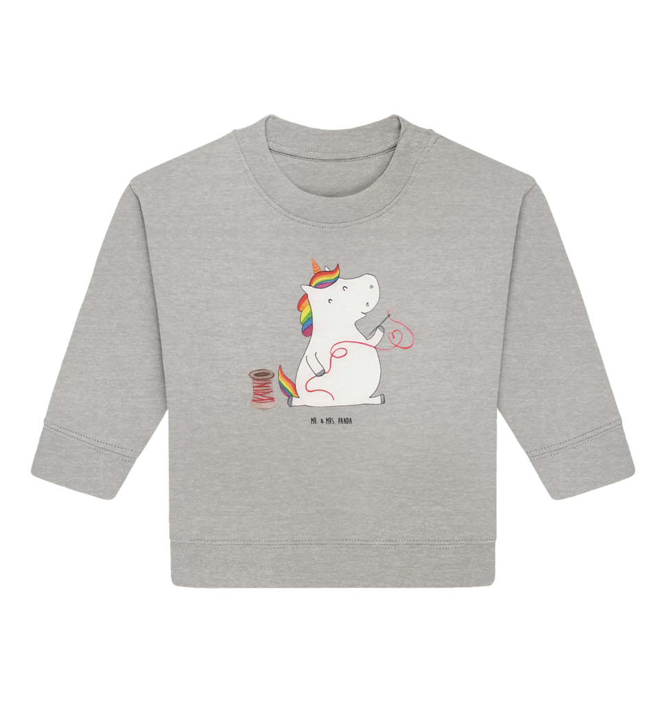 Organiczny sweter dla niemowląt Jednorożec krawcowa Baby Bullover, Baby Sweatshirt, Einhorn Deko, Einhörner, Einhorn, Unicorn, Nähen, Mädchen, Basteln, Stricken, Näherin, Häkeln, Freundin, Nähzimmer