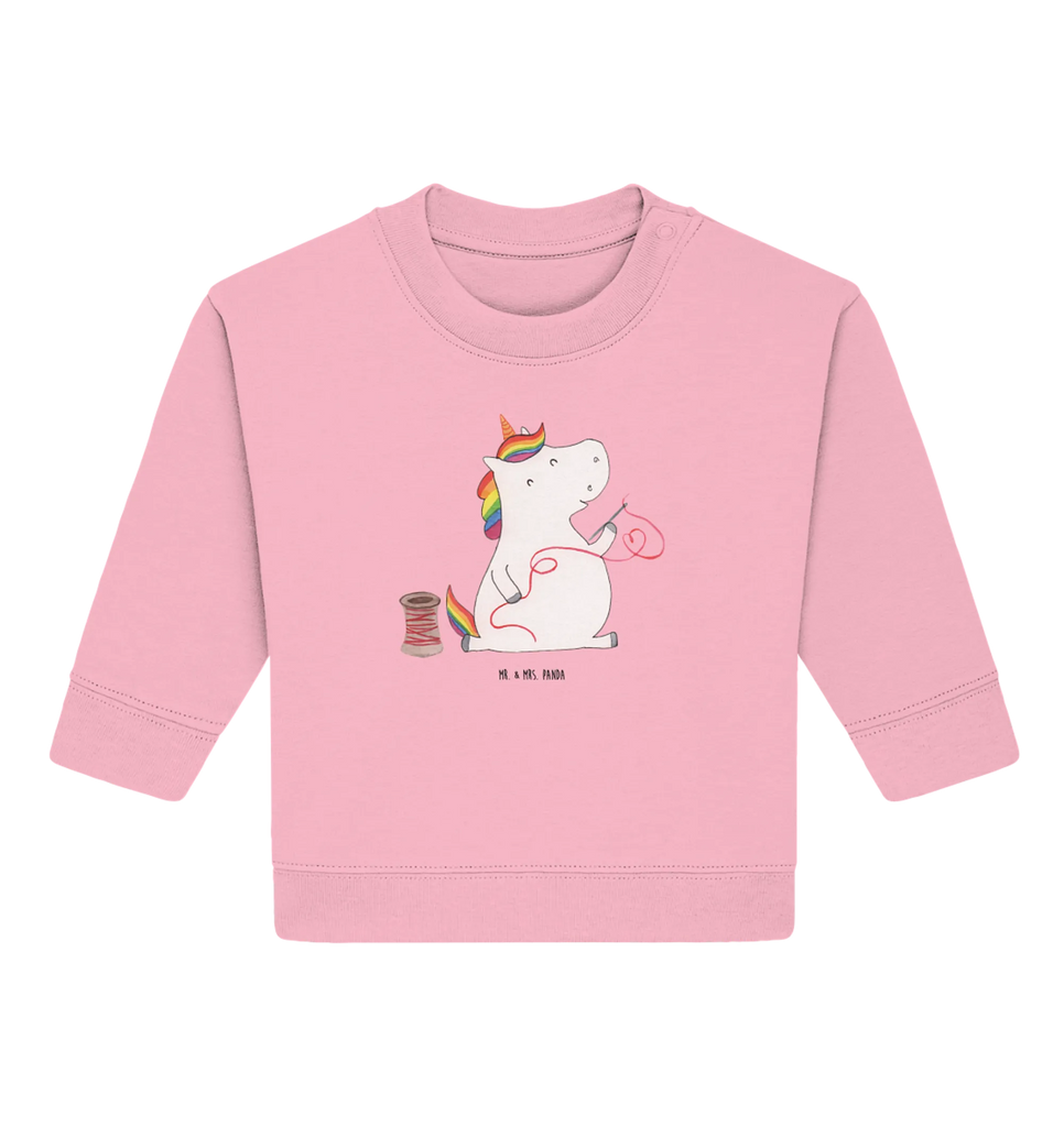 Organiczny sweter dla niemowląt Jednorożec krawcowa Baby Bullover, Baby Sweatshirt, Einhorn Deko, Einhörner, Einhorn, Unicorn, Nähen, Mädchen, Basteln, Stricken, Näherin, Häkeln, Freundin, Nähzimmer