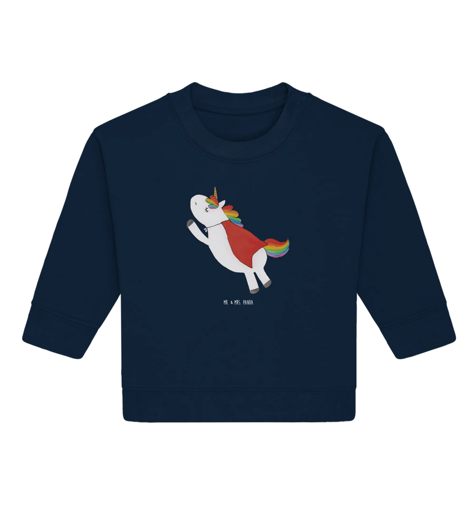 Organiczny sweter dla niemowląt Jednorożec Urodziny Baby Bullover, Baby Sweatshirt, Einhorn Deko, Einhörner, Einhorn, Unicorn, Superheld, Freundin, Geburtstagsgeschenk, Geburtstag, Held, Traummann