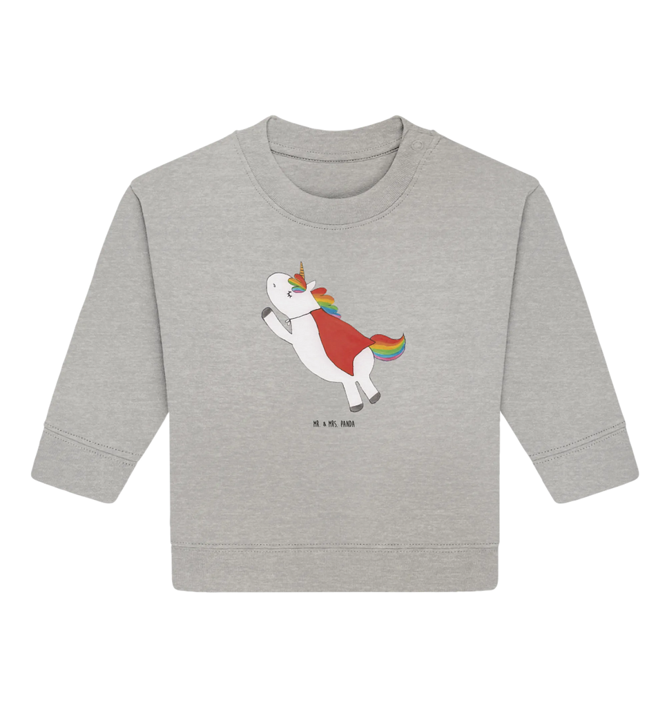 Organiczny sweter dla niemowląt Jednorożec Urodziny Baby Bullover, Baby Sweatshirt, Einhorn Deko, Einhörner, Einhorn, Unicorn, Superheld, Freundin, Geburtstagsgeschenk, Geburtstag, Held, Traummann