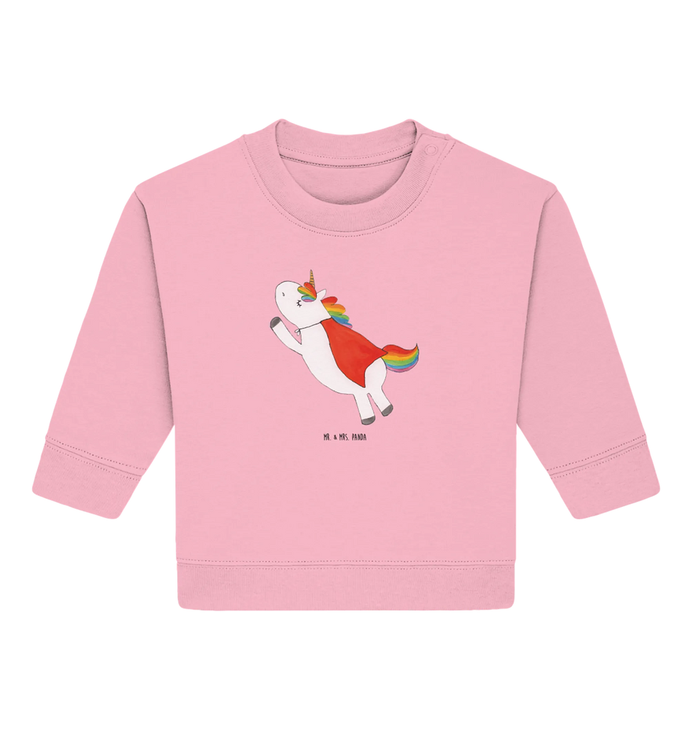 Organiczny sweter dla niemowląt Jednorożec Urodziny Baby Bullover, Baby Sweatshirt, Einhorn Deko, Einhörner, Einhorn, Unicorn, Superheld, Freundin, Geburtstagsgeschenk, Geburtstag, Held, Traummann