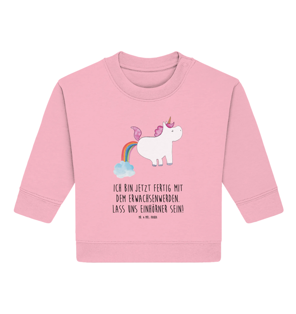 Organiczny sweter dla niemowląt Jednorożec puszczać bąki Baby Bullover, Baby Sweatshirt, Einhörner, Einhorn Deko, Einhorn, Unicorn, Glitzer, Erwachsenwerden, Pups, Regenbogen, Freundin, Lustig, Einhornpower, Spaß