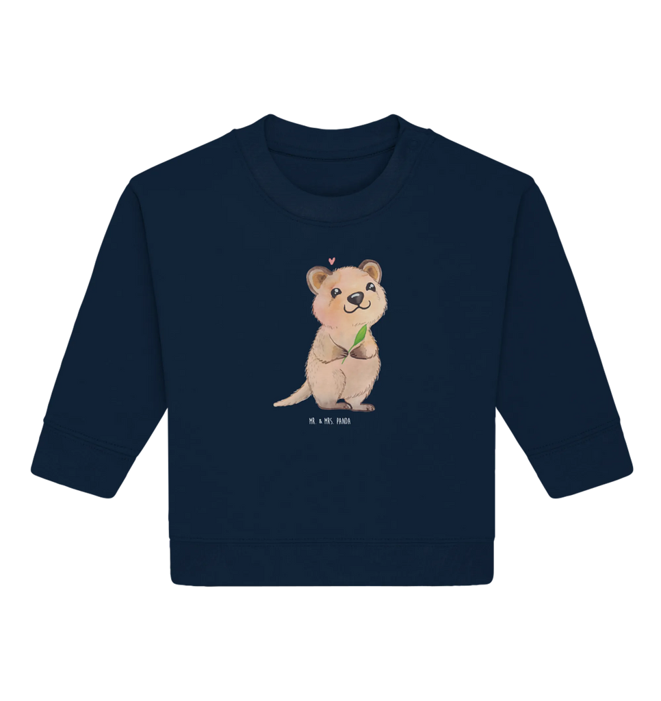 Organic Baby Pullover Quokka Happy Baby Sweatshirt, Baby Bullover, Gute Laune, Tiermotive, Tiere, Lustige Sprüche, Verschieben, Niedliches Tier, Lustiger Spruch, Dinge Erledigen, Quokka, Aufschieberitis