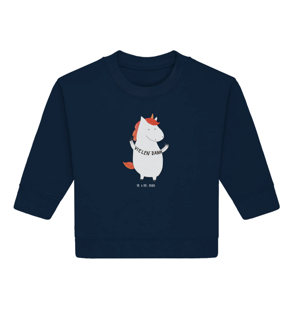 Organiczny sweter dla niemowląt Jednorożec Dziękuję Baby Sweatshirt, Baby Bullover, Einhorn Deko, Einhörner, Einhorn, Unicorn, Danke, Danksagung, Dankeschön, Vielen Dank