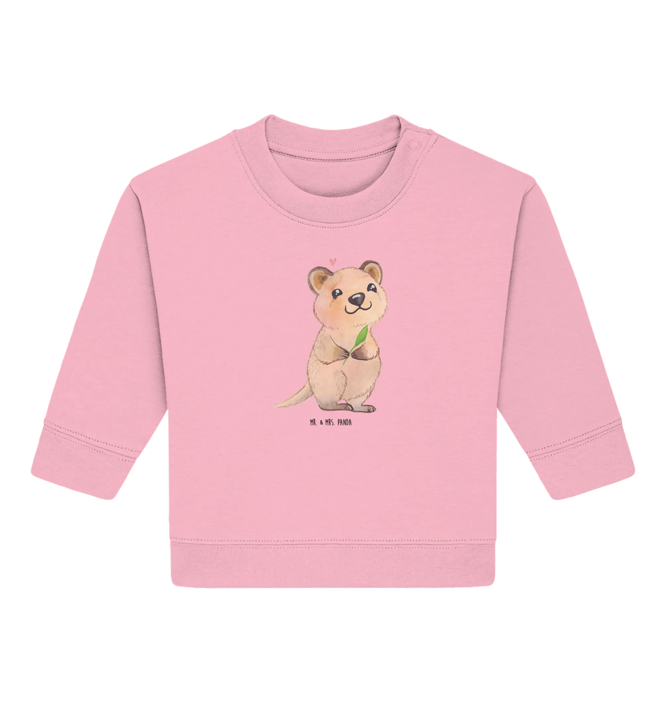 Organic Baby Pullover Quokka Happy Baby Sweatshirt, Baby Bullover, Gute Laune, Tiermotive, Tiere, Lustige Sprüche, Verschieben, Niedliches Tier, Lustiger Spruch, Dinge Erledigen, Quokka, Aufschieberitis