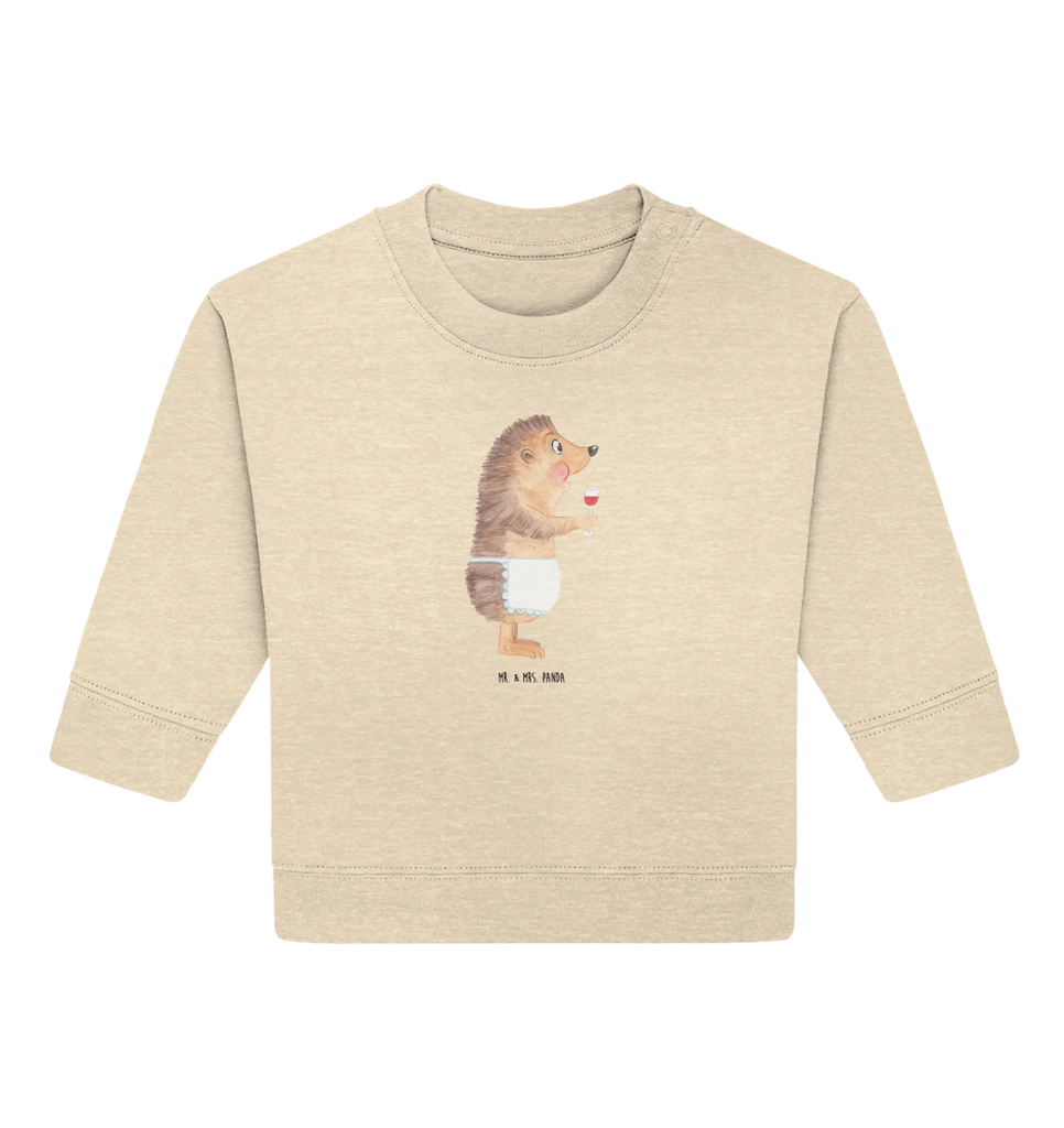 Organiczny sweter dla niemowląt jeż wino Baby Bullover, Baby Sweatshirt, Gute Laune, Tiermotive, Tiere, Lustige Sprüche, Geschenk Weintrinker, Weinglas, Wein Deko, Weißwein, Rotwein, Igel, Geschenk Weinliebhaber, Wein Spruch, Wein trinken