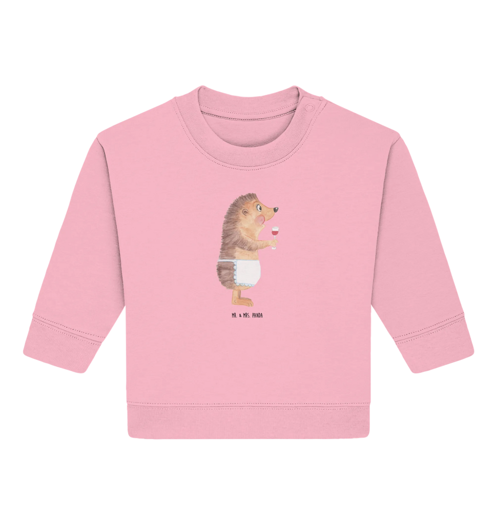 Organiczny sweter dla niemowląt jeż wino Baby Bullover, Baby Sweatshirt, Gute Laune, Tiermotive, Tiere, Lustige Sprüche, Geschenk Weintrinker, Weinglas, Wein Deko, Weißwein, Rotwein, Igel, Geschenk Weinliebhaber, Wein Spruch, Wein trinken