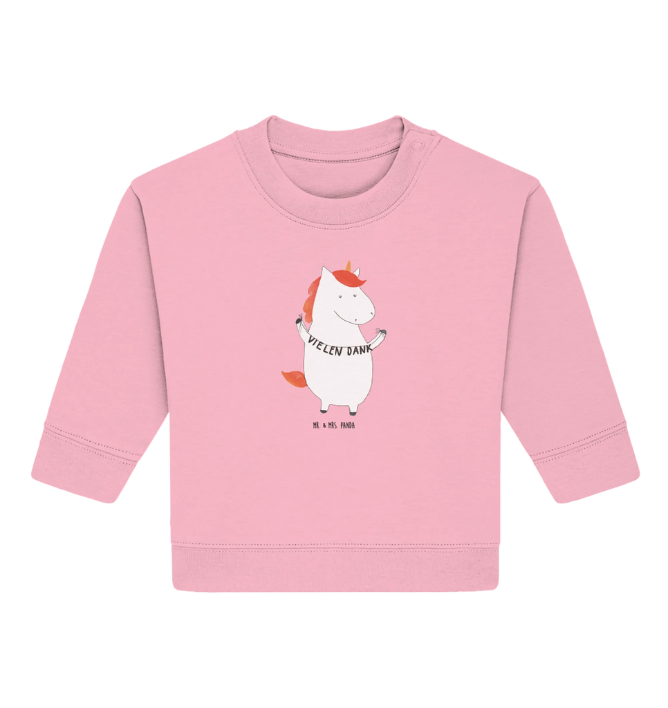 Organiczny sweter dla niemowląt Jednorożec Dziękuję Baby Sweatshirt, Baby Bullover, Einhorn Deko, Einhörner, Einhorn, Unicorn, Danke, Danksagung, Dankeschön, Vielen Dank