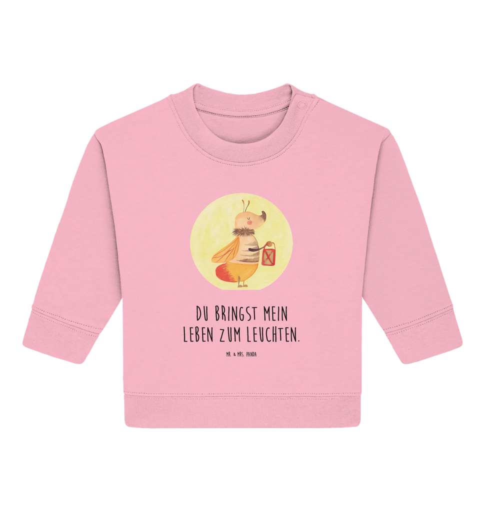 Organiczny sweter dla niemowląt Świetlik Baby Bullover, Baby Sweatshirt, Gute Laune, Tiermotive, Tiere, Lustige Sprüche, Liebe, Glühwurm, Glühwürmchen, Leuchten, Jahrestag, Liebesspruch, Liebesbeweis, Lieblingsmensch, Magisch, Heiratsantrag, Verlobung, Falter