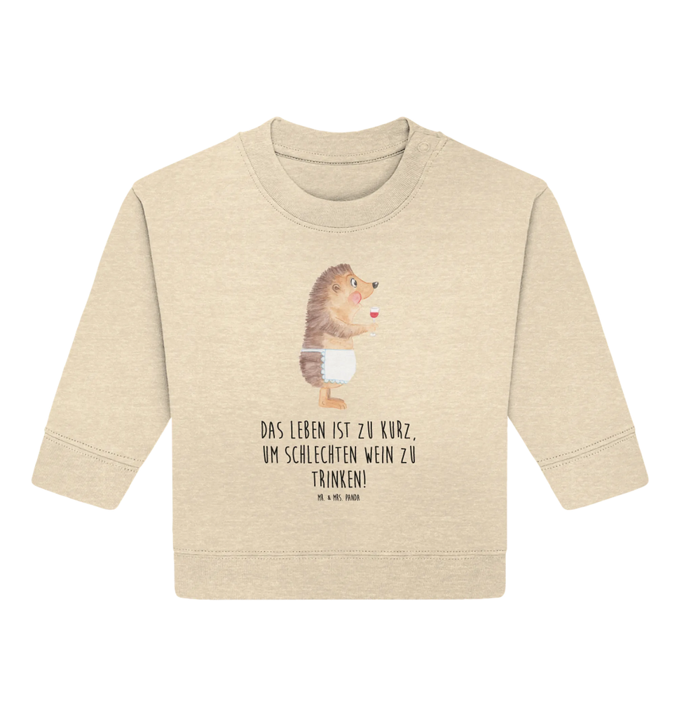 Organiczny sweter dla niemowląt jeż wino Baby Bullover, Baby Sweatshirt, Gute Laune, Tiermotive, Tiere, Lustige Sprüche, Geschenk Weintrinker, Weinglas, Wein Deko, Weißwein, Rotwein, Igel, Geschenk Weinliebhaber, Wein Spruch, Wein trinken
