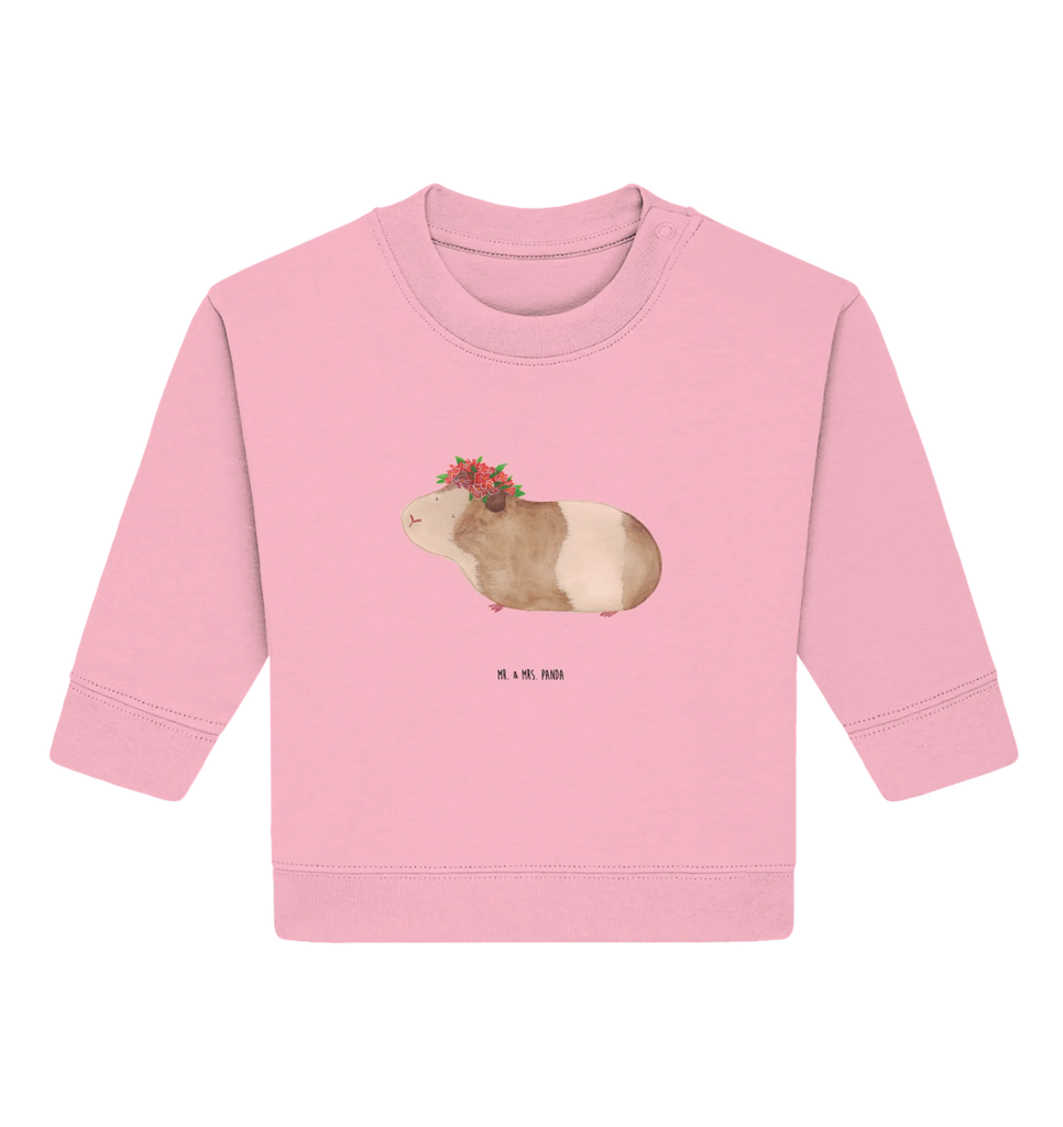 Organiczny sweter dla niemowląt świnka morska mądrość Baby Sweatshirt, Baby Bullover, Gute Laune, Tiermotive, Tiere, Lustige Sprüche, Realität, Wunder, Spruch, Meerschweinchen, Meeries, Weisheit, Meerie, Wunderland, Motivation, Blumenkind