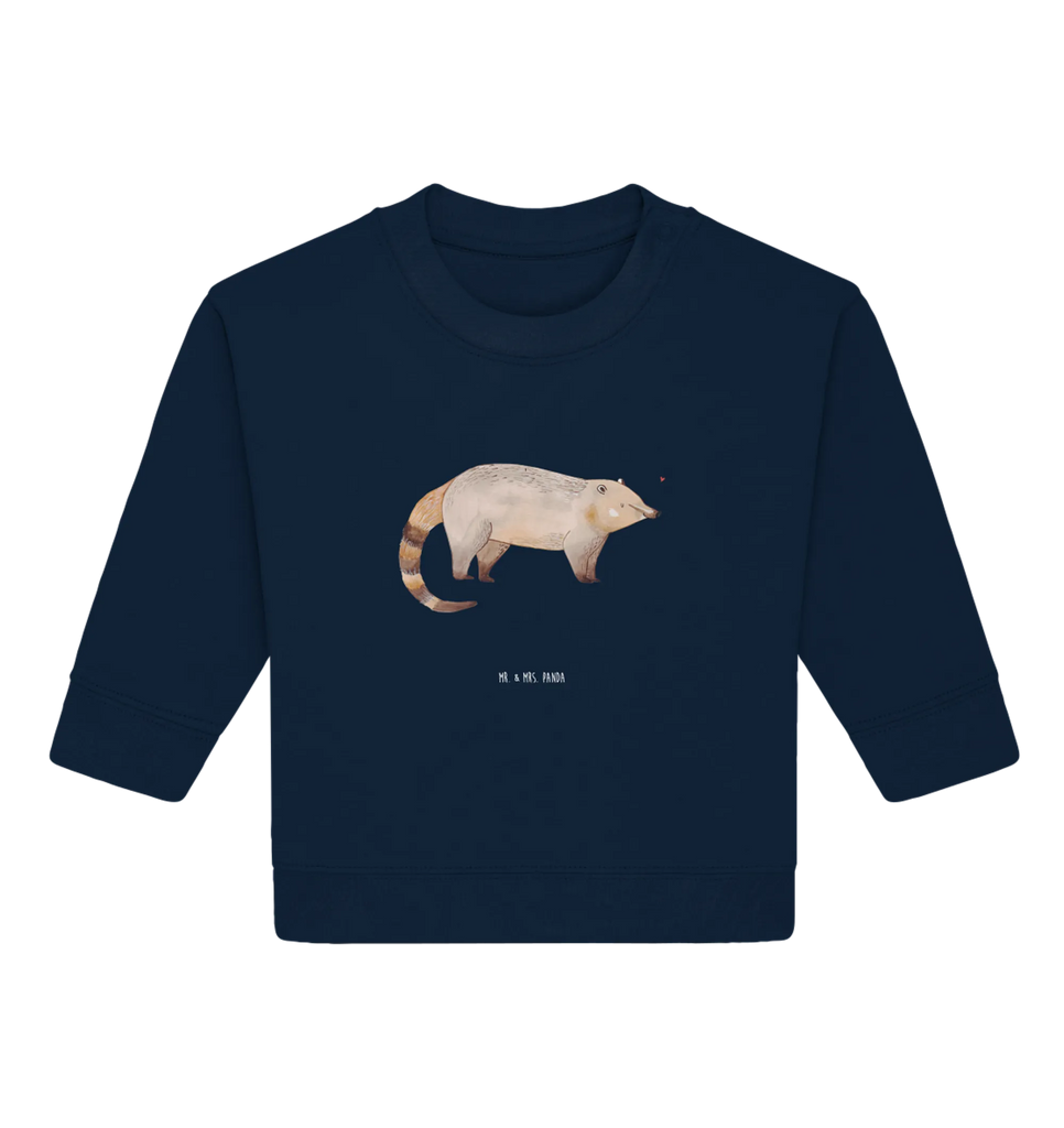 Organiczny sweter dla niemowląt Nosacz Baby Sweatshirt, Baby Bullover, Lustige Sprüche, Tiermotive, Tiere, Gute Laune, Nasenbär, Rüsselbär, Nasenbären, Bär