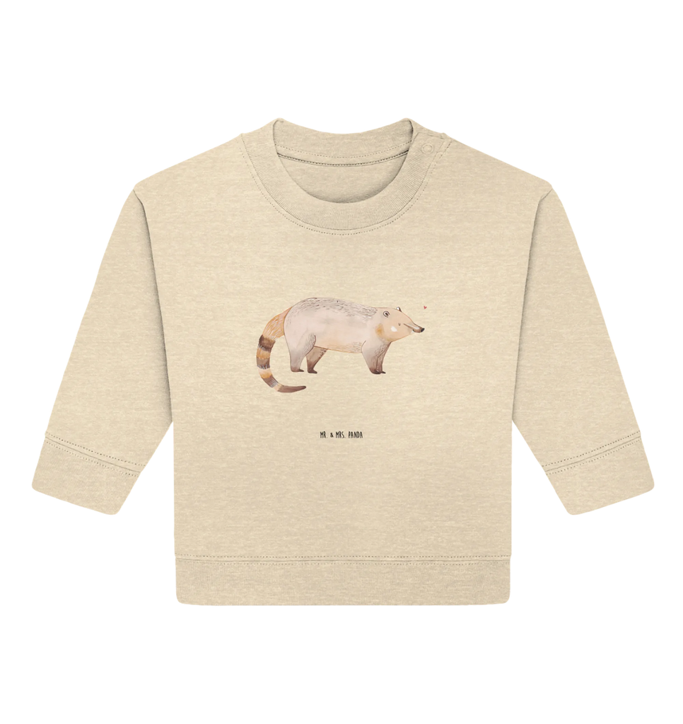 Organiczny sweter dla niemowląt Nosacz Baby Sweatshirt, Baby Bullover, Lustige Sprüche, Tiermotive, Tiere, Gute Laune, Nasenbär, Rüsselbär, Nasenbären, Bär