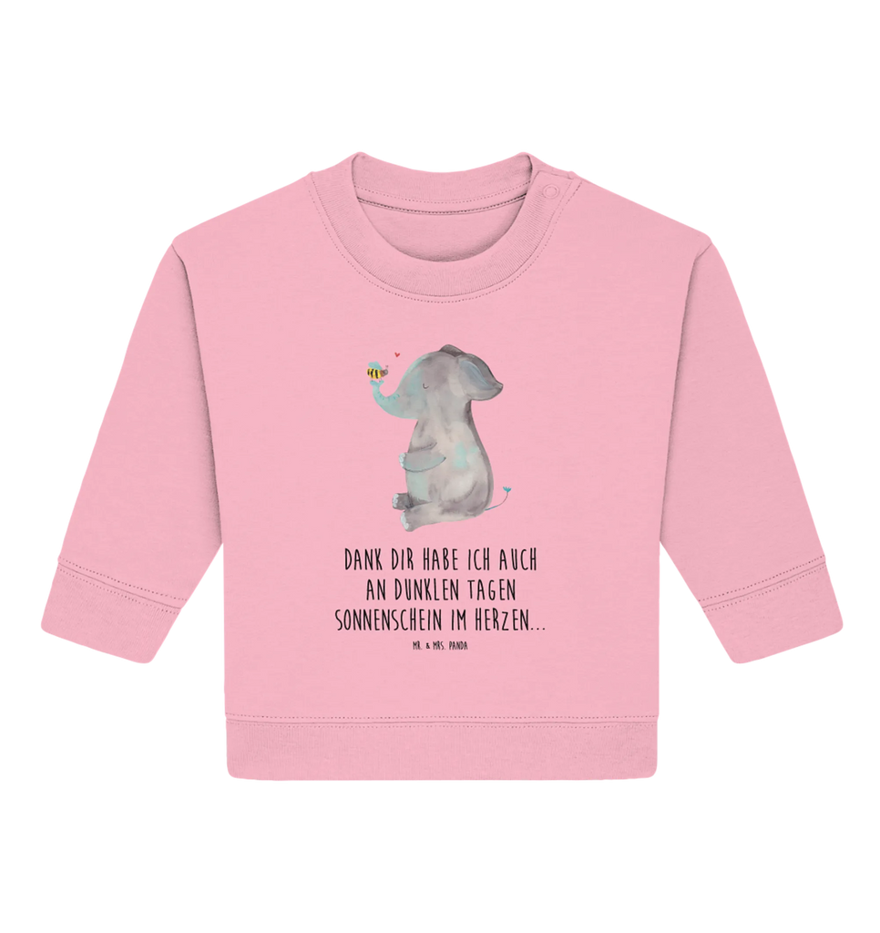 Organiczny sweter dla niemowląt słoń pszczoła Baby Bullover, Baby Sweatshirt, Gute Laune, Tiermotive, Tiere, Lustige Sprüche, Liebesspruch, Jahrestag, Liebesbeweis, Elefant, Liebesgeschenk, Biene, Heiratsantrag, Hochzeitsgeschenk, Liebe