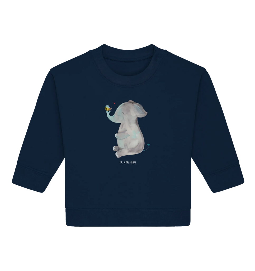 Organiczny sweter dla niemowląt słoń pszczoła Baby Bullover, Baby Sweatshirt, Gute Laune, Tiermotive, Tiere, Lustige Sprüche, Liebesspruch, Jahrestag, Liebesbeweis, Elefant, Liebesgeschenk, Biene, Heiratsantrag, Hochzeitsgeschenk, Liebe
