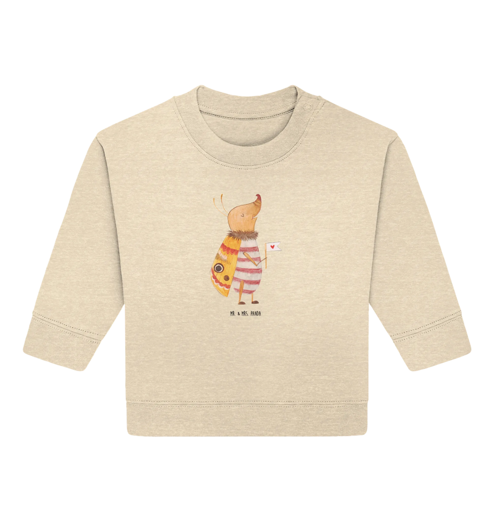 Organiczny sweter dla niemowląt ćma mała flaga Baby Sweatshirt, Baby Bullover, Gute Laune, Tiermotive, Tiere, Lustige Sprüche, Spruch Witzig, Süß, Käfer, Niedlich, Küche Deko, Spruch Lustig, Nachtfalter, Was Kostet Die Welt