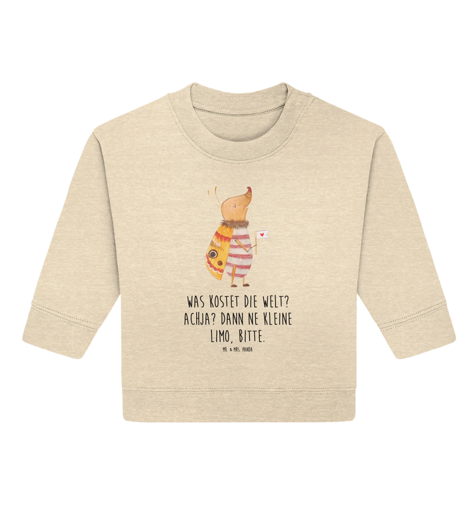 Organiczny sweter dla niemowląt ćma mała flaga Baby Sweatshirt, Baby Bullover, Gute Laune, Tiermotive, Tiere, Lustige Sprüche, Spruch Witzig, Süß, Käfer, Niedlich, Küche Deko, Spruch Lustig, Nachtfalter, Was Kostet Die Welt